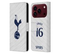 Head Case Designs sous Licence Officielle Tottenham Hotspur F.C. Sandro Tonali 2026/27 Kit Domicile Joueurs 1er Groupe Étui Portefeuille en Cuir Compatible avec Apple iPhone 18 Pro