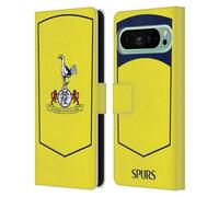 Head Case Designs sous Licence Officielle Tottenham Hotspur F.C. Troisième Kit De Badges 2025/26 Étui Portefeuille en Cuir Compatible avec Google Pixel 9 Pro XL