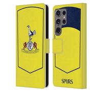Head Case Designs sous Licence Officielle Tottenham Hotspur F.C. Troisième Kit De Badges 2025/26 Étui Portefeuille en Cuir Compatible avec Samsung Galaxy S24 Ultra 5G