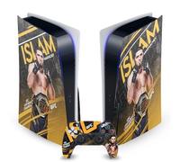 Head Case Designs sous Licence Officielle UFC Champion des Poids Légers Islam Makhachev Vinyle Plaque Frontale Autocollant De Jeu Peau Autocollant Compatible avec PS5 Disc Console & DualSense