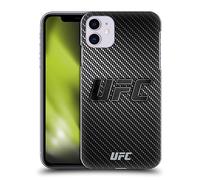 Head Case Designs sous Licence Officielle UFC Fibre De Carbone Logo Coque Dure pour l'arrière Compatible avec Apple iPhone 11