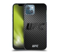 Head Case Designs sous Licence Officielle UFC Fibre De Carbone Logo Coque Dure pour l'arrière Compatible avec Apple iPhone 13