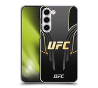 Head Case Designs sous Licence Officielle UFC Jersey Noir Doré Logo Coque Dure pour l'arrière Compatible avec Samsung Galaxy S23+ 5G