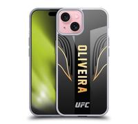Head Case Designs sous Licence Officielle UFC Kit De Chasse Charles Oliveira Coque en Gel Doux Compatible avec Apple iPhone 15