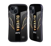 Head Case Designs sous Licence Officielle UFC Kit De Chasse Charles Oliveira Coque Hybride Compatible avec Apple iPhone 15