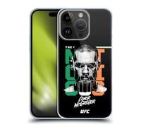 Head Case Designs sous Licence Officielle UFC Le Célèbre Conor McGregor Coque Dure pour l'arrière Compatible avec Apple iPhone 15 Pro