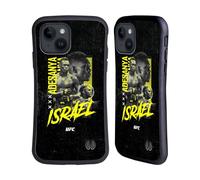 Head Case Designs sous Licence Officielle UFC Le Dernier Styliste Israel Adesanya Coque Hybride Compatible avec Apple iPhone 15