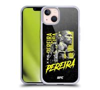 Head Case Designs sous Licence Officielle UFC Poatan Alex Pereira Coque en Gel [Protection de Qualité Militaire] Compatible avec Apple iPhone 13 Et Compatible avec MagSafe