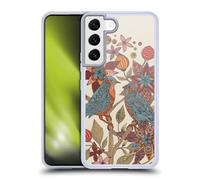 Head Case Designs sous Licence Officielle Valentina l'amour Oiseaux Coque en Gel [Protection de Qualité Militaire] Compatible avec Samsung Galaxy S22 5G Et Compatible avec MagSafe