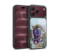 Head Case Designs sous Licence Officielle Vincent HIE Dragon Blue Good Fortune Graphismes Coque en Gel renforcée [Protection de Qualité Militaire] Compatible avec Apple iPhone 18 Pro Max