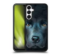 Head Case Designs sous Licence Officielle Vincent HIE Labrador Noir Chiens À Grosse Tête Coque en Gel renforcée [Protection de Qualité Militaire] Compatible avec Samsung Galaxy A16 5G