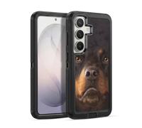 Head Case Designs sous Licence Officielle Vincent HIE Rottweiler Chiens À Grosse Tête Étui Antichoc Ultra-Blindé Compatible avec Samsung Galaxy S26