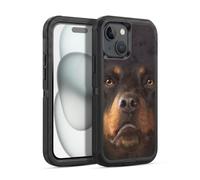 Head Case Designs sous Licence Officielle Vincent HIE Rottweiler Chiens À Grosse Tête Étui Antichoc Ultra-Blindé Compatible avec Apple iPhone 15