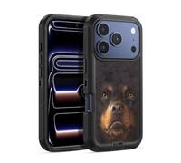 Head Case Designs sous Licence Officielle Vincent HIE Rottweiler Chiens À Grosse Tête Étui Antichoc Ultra-Blindé Compatible avec Apple iPhone 17 Pro Max