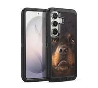 Head Case Designs sous Licence Officielle Vincent HIE Rottweiler Chiens À Grosse Tête Étui Antichoc Ultra-Blindé Compatible avec Samsung Galaxy S26 Plus