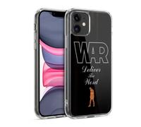Head Case Designs sous Licence Officielle War Deliver The World Graphiques Coque en Gel [Protection de Qualité Militaire] Compatible avec Apple iPhone 11 Et Compatible avec MagSafe