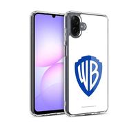 Head Case Designs sous Licence Officielle Warner Bros. Shield Blanc Logo Coque en Gel [Protection de Qualité Militaire] Compatible avec Samsung Galaxy A07 4G