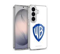 Head Case Designs sous Licence Officielle Warner Bros. Shield Blanc Logo Coque en Gel [Protection de Qualité Militaire] Compatible avec Samsung Galaxy S26 Plus