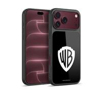 Head Case Designs sous Licence Officielle Warner Bros. Shield Noir Logo Coque en Gel renforcée [Protection de Qualité Militaire] Compatible avec Apple iPhone 18 Pro Max