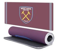 Head Case Designs sous Licence Officielle West Ham United FC Accueil Kit D'écusson 2025/26 37.4 x 15.75 x 0.16 inches (900 x 400 mm) - XL Tapis De Souris pour Jeux Bureau PC Clavier