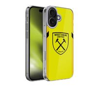 Head Case Designs sous Licence Officielle West Ham United FC Away Gardien De But Kit D'écusson 2023/24 Coque en Gel [Protection de Qualité Militaire] Compatible avec Apple iPhone 17