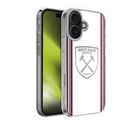 Head Case Designs sous Licence Officielle West Ham United FC Away Kit D'écusson 2023/24 Coque en Gel [Protection de Qualité Militaire] Compatible avec Apple iPhone 17