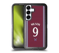 Head Case Designs sous Licence Officielle West Ham United FC Callum Wilson 2025/26 Joueurs Home Kit Étui Antichoc Ultra-Blindé Compatible avec Samsung Galaxy S25+