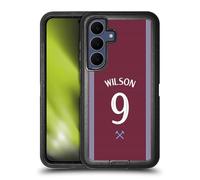 Head Case Designs sous Licence Officielle West Ham United FC Callum Wilson 2025/26 Joueurs Home Kit Étui Antichoc Ultra-Blindé Compatible avec Samsung Galaxy S25 FE