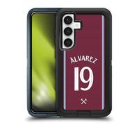 Head Case Designs sous Licence Officielle West Ham United FC Edson Álvarez 2024/25 Joueurs Home Kit Étui Antichoc Ultra-Blindé Compatible avec Samsung Galaxy S24 5G
