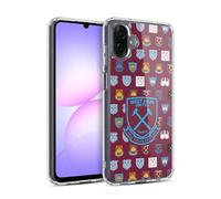 Head Case Designs sous Licence Officielle West Ham United FC Modèle 5 Histoire de la crête Coque en Gel [Protection de Qualité Militaire] Compatible avec Samsung Galaxy A07