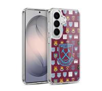 Head Case Designs sous Licence Officielle West Ham United FC Modèle 5 Histoire de la crête Coque en Gel [Protection de Qualité Militaire] Compatible avec Samsung Galaxy S26