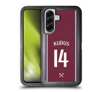 Head Case Designs sous Licence Officielle West Ham United FC Mohammed Kudus 2024/25 Joueurs Home Kit Étui Antichoc Ultra-Blindé Compatible avec Samsung Galaxy A56 5G