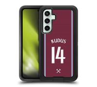 Head Case Designs sous Licence Officielle West Ham United FC Mohammed Kudus 2024/25 Joueurs Home Kit Étui Antichoc Ultra-Blindé Compatible avec Samsung Galaxy S23 FE 5G