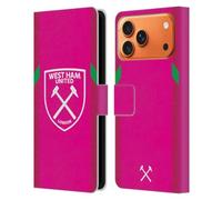 Head Case Designs sous Licence Officielle West Ham United FC Third Gardien De But Kit D'écusson 2023/24 Étui Portefeuille en Cuir Compatible avec Apple iPhone 17 Pro Max