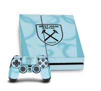 Head Case Designs sous Licence Officielle West Ham United FC Third Kit Blason 2026/27 Vinyle Autocollant De Jeu Peau Compatible avec Sony PlayStation 4 PS4 Console and DualShock 4 Controller Bundle