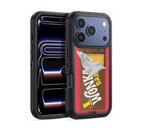 Head Case Designs sous Licence Officielle Willy Wonka and The Chocolate Factory Bar de Bonbon Graphiques Étui Antichoc Ultra-Blindé Compatible avec Apple iPhone 17 Pro Max