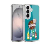 Head Case Designs sous Licence Officielle Willy Wonka and The Chocolate Factory Boisson Gazeuse Levante Graphiques Coque en Gel [Qualité Militaire] Compatible avec Samsung Galaxy S26 Plus