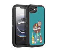 Head Case Designs sous Licence Officielle Willy Wonka and The Chocolate Factory Boisson Gazeuse Levante Graphiques Étui Antichoc Ultra-Blindé Compatible avec Apple iPhone 16e / iPhone 17e