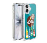 Head Case Designs Sous Licence Officielle Willy Wonka and the Chocolate Factory Fizzy Lifting Drink Graphics Coque en Gel [Qualité Militaire] Compatible Avec Apple iPhone 17 Et Compatible Avec MagSafe