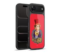 Head Case Designs sous Licence Officielle Willy Wonka and The Chocolate Factory Gene Wilder Graphiques Coque en Gel renforcée [Protection de Qualité Militaire] Compatible avec Apple iPhone 17 Air