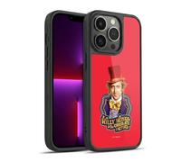 Head Case Designs sous Licence Officielle Willy Wonka and The Chocolate Factory Gene Wilder Graphiques Coque en Gel renforcée [Protection de Qualité Militaire] Compatible avec Apple iPhone 13 Pro
