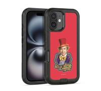 Head Case Designs sous Licence Officielle Willy Wonka and The Chocolate Factory Gene Wilder Graphiques Étui Antichoc Ultra-Blindé Compatible avec Apple iPhone 16