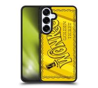 Head Case Designs sous Licence Officielle Willy Wonka and The Chocolate Factory Ticket d'or Graphiques Coque en Gel renforcée [Protection de Qualité Militaire] Compatible avec Samsung Galaxy S25+