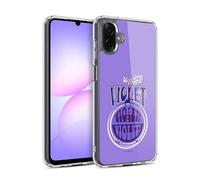Head Case Designs sous Licence Officielle Willy Wonka and The Chocolate Factory Violet Beauregarde Graphiques Coque en Gel [Protection de Qualité Militaire] Compatible avec Samsung Galaxy A07