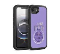 Head Case Designs sous Licence Officielle Willy Wonka and The Chocolate Factory Violet Beauregarde Graphiques Étui Antichoc Ultra-Blindé Compatible avec Apple iPhone 16e / iPhone 17e