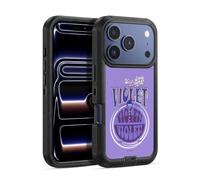 Head Case Designs sous Licence Officielle Willy Wonka and The Chocolate Factory Violet Beauregarde Graphiques Étui Antichoc Ultra-Blindé Compatible avec Apple iPhone 17 Pro Max