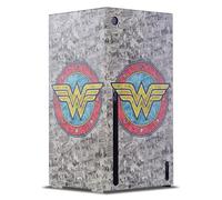 Head Case Designs Sous Licence Officielle Wonder Woman DC Comics Collage Vintage Couverture de bande dessinée Enveloppement De Console De Jeu Compatible avec Xbox Series X