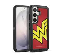Head Case Designs sous Licence Officielle Wonder Woman DC Comics Trop Grand Logos Étui Antichoc Ultra-Blindé Compatible avec Samsung Galaxy S26 Plus