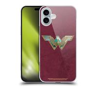 Head Case Designs sous Licence Officielle Wonder Woman Movie Themiscyra Logos Coque Dure pour l'arrire Compatible avec Apple iPhone 16 Pl