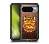 Head Case Designs sous Licence Officielle World of Outlaws Imprimé en Cuir Sprint Car Graphisme Occidental Étui Antichoc Ultra-Blindé Compatible avec Google Pixel 10 Pro XL